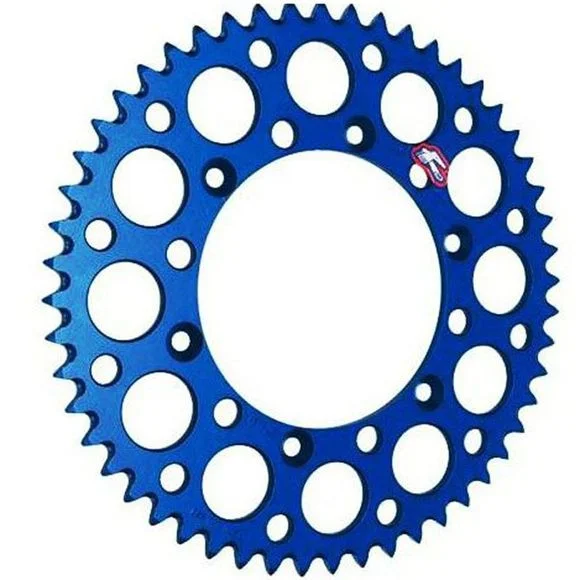 Couronne Renthal Ultra light Anodise bleu Anti boue 50 dents Ref : 491361 / 1075636028
