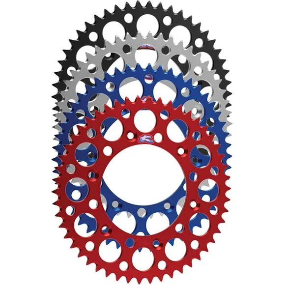 Couronne Renthal Ultra light Anodise noir Anti boue 51 dents Ref : 491354 / 1075636024