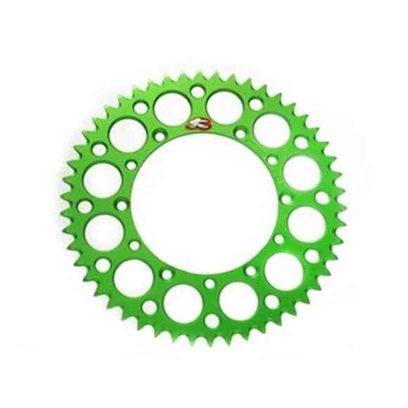 Couronne Renthal Ultra light Anodise vert Anti boue 48 dents Ref : 491370 / 1075606014