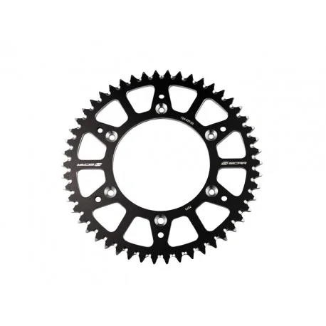 Couronne SCAR 50 dents alu ultra-light anti-boue pas 520 type SRS430 noir