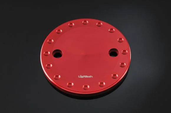 Couvercle de carter d’embrayage LighTech Couvercle de carter d&rsquo;engrenage alu rouge Ref : LIG00014A / 1071984