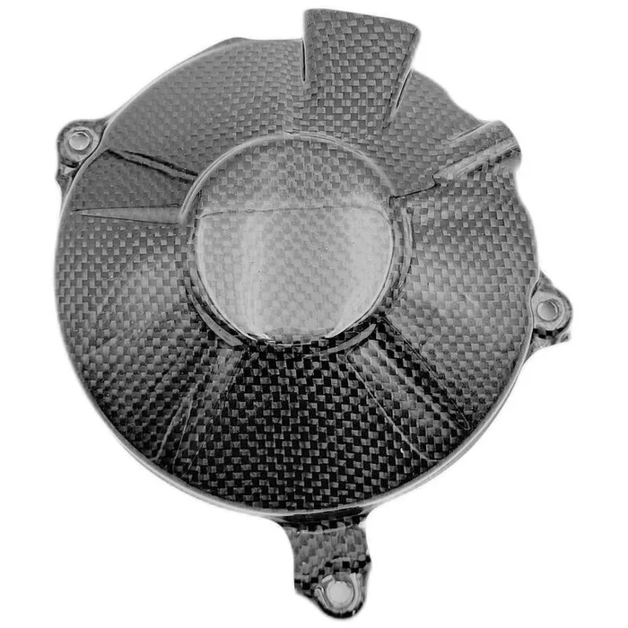 Couvercle de carter d&rsquo;alternateur LIGHTECH carbone brillant