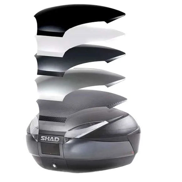 Couvercle Top case Shad GRIS TITANE pour top case SH 48 Universel Ref : SHD1B48E15 / D1B48E15