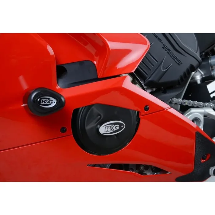 Couvre-carter d’alternateur R&G RACING noir Ducati Panigale V4/V4S