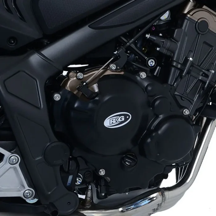 Couvre-carter gauche R&G RACING – Race Series noir Honda CB650R/CBR650R