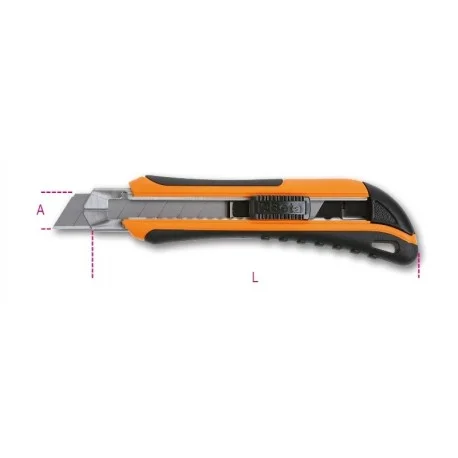 Cutter a lame secable 18 mm BETA 1171MB avec 6 lames de rechange