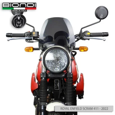 DARK SMOKE SPORT WINDSHIELD SCRAM 411 BIONDI