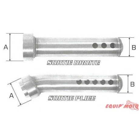 DB KILLER pot d’echappements ARROW PLIEE A 56mm B 42,4mm