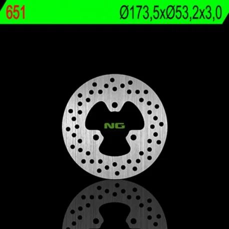 Disque de frein avant NG 651 rond fixe