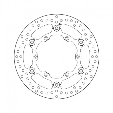 Disque de frein BREMBO Serie Oro Flottant 78B40848