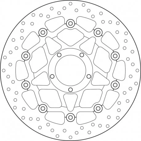 Disque de frein moto BREMBO ORO FLOTTANT 78B408A4