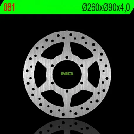 Disque de frein NG 081 Rond Fixe