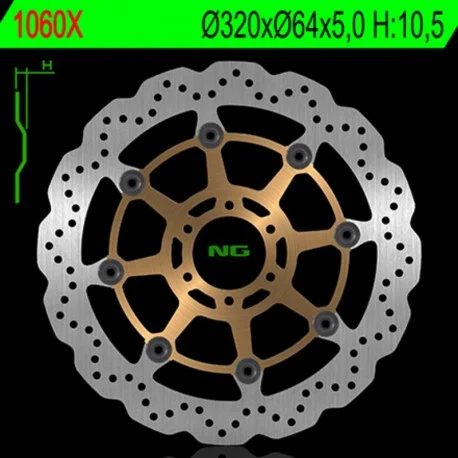 Disque de frein NG 1060X Wave Flottant