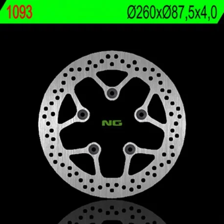 Disque de frein NG 1093 Rond Fixe