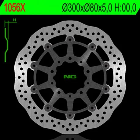 Disque de frein NG BRAKES petale flottant – 1056X