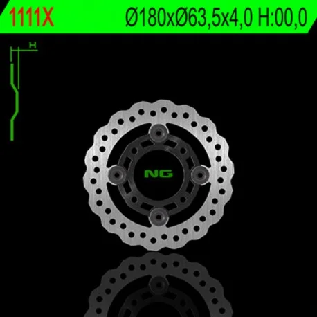 Disque de frein NG BRAKES petale flottant – 1111X