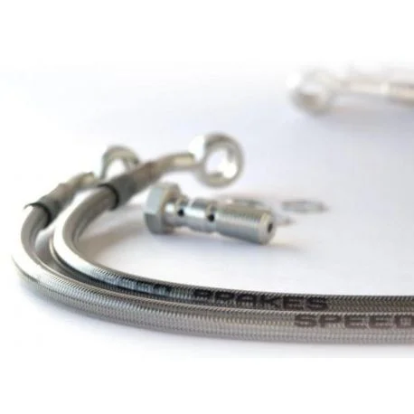 Durite de frein arriere Spreedbrakes inox/raccord titane BMW R100GS 1991-1994&Prime; « 1 DURITE  » « 