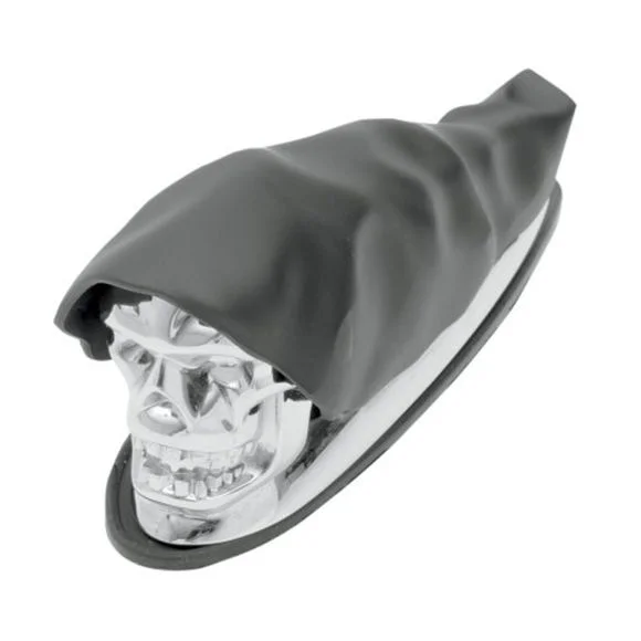 Emblème Drag Specialties Skull pour garde boue avant Universel Ref : DRG0243 / 14050158