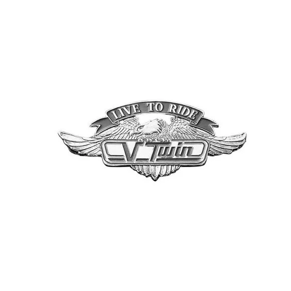 Emblème Highway Hawk Adhesif V-twin Large Universel – Gris Ref : HIG0180 / 01-2991