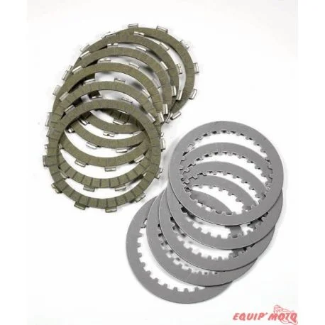 Embrayages 50cc a boite minarelli AM6 kit disques garnis + lisses
