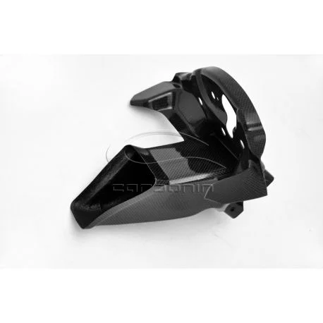 Entree d&rsquo;air racing + support intrumentation carbone KAWASAKI ZX10R 2011-2015