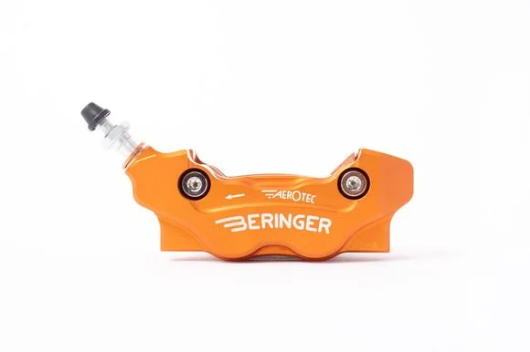 Etriers de frein Beringer radial gauche Aerotec® MX 4 pistons orange Ref : BGR00033A / 1048169