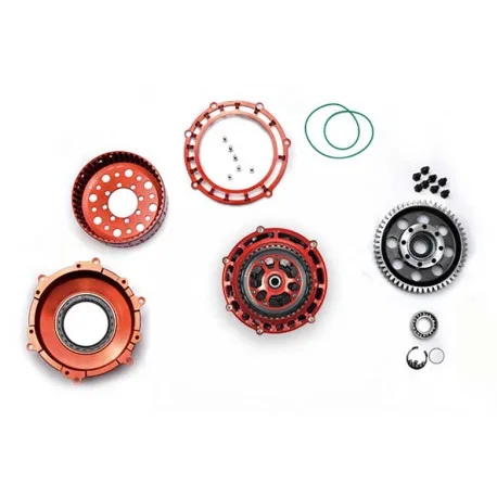 EVO-GP dry clutch kit with bell, 40D discs, and clutch cover