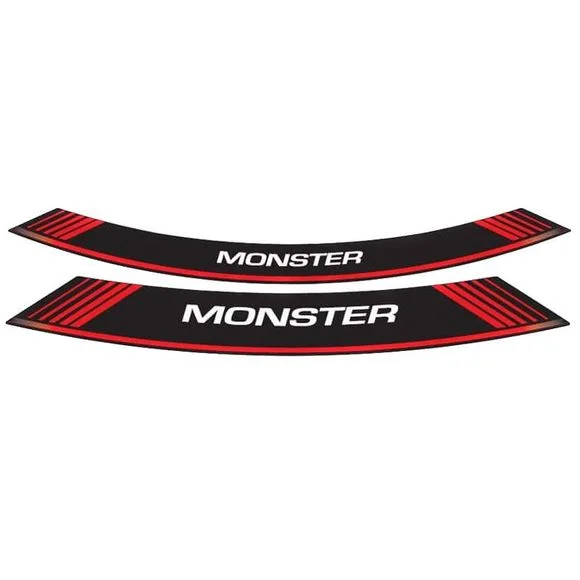 Filet de jantes Puig MODELE DUCATI MONSTER Universel – Rouge Ref : 5527 / 5527R