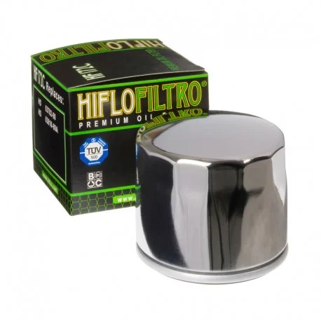 Filtre a Huile moto HIFLOFILTRO HF172C Chrome
