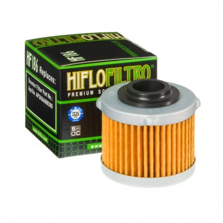 Filtre a huile moto HIFLOFILTRO HF186