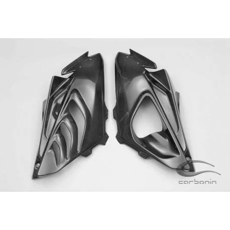 Flanc carenage carbone avec partie arriere BMW S1000RR 2012-2014