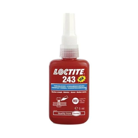 Frein filet Loctite 243 MOYEN 5 ML Universel Ref : 1100006