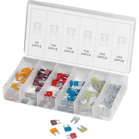 Fusible HI-Q TOOLS assortiment de 120 pièces Universel Ref : HIQ0021 / 5527141024000660