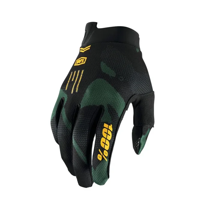 Gants Cross 100% ITRACK Sentinel Noir