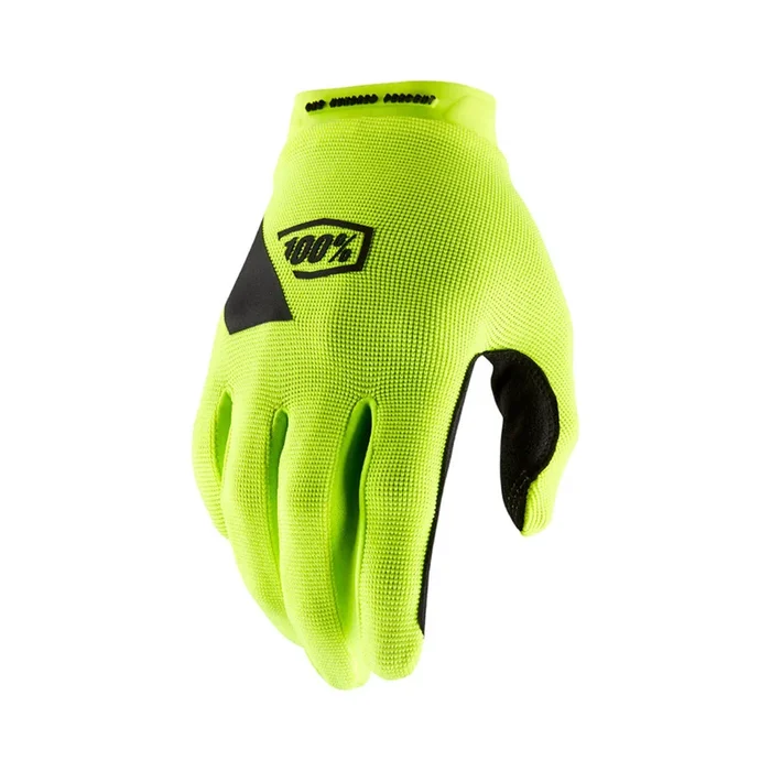 Gants Cross 100% RIDECAMP Jaune Fluo