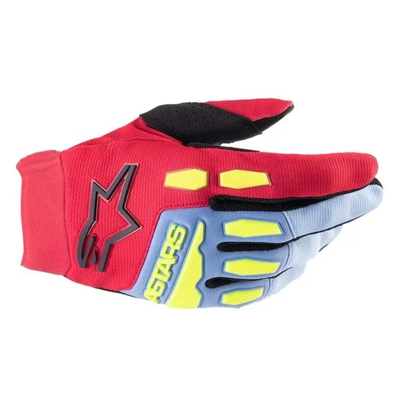Gants cross Alpinestars FULL BORE 2024 – Bleu / Rouge Ref : AP12541-LBRBB