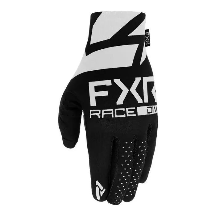 Gants Cross Enfant FXR PRO FIT LITE Noir Blanc