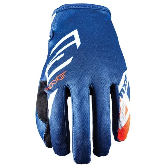 Gants cross Five MXF4 – SCRUB NAVY/FLUO ORANGE 2023 – Bleu / Orange Ref : FV0329