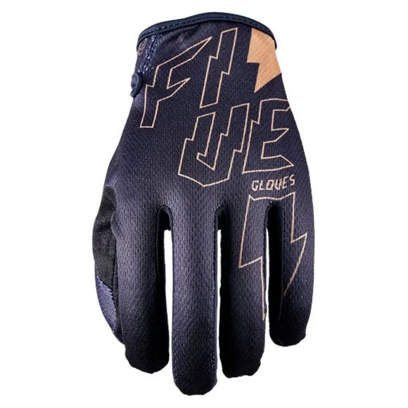 Gants cross Five MXF4 – THUNDERBOLT BLACK/GOLD 2023 – Noir Ref : FV0326