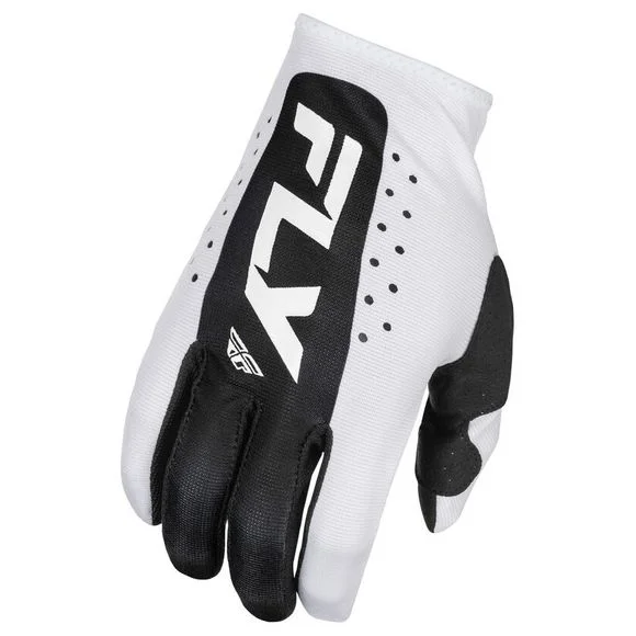Gants cross Fly LITE 2025 – Blanc / Bleu Ref : FL1680