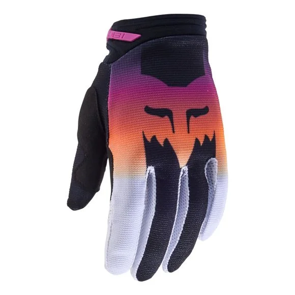 Gants cross Fox YOUTH GIRLS 180 – FLORA – Noir / Jaune Ref : FX4178