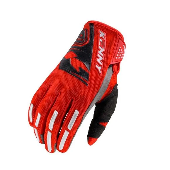 Gants cross Kenny PERFORMANCE 2025 – Noir / Rouge Ref : KE2414