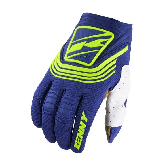 Gants cross Kenny TITANIUM 2024 – Bleu / Blanc Ref : KE1820