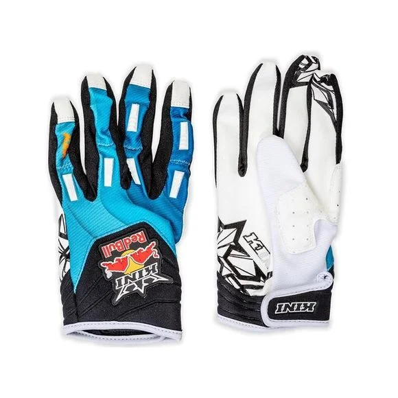 Gants cross Kini Red Bull VINTAGE BLUE/BLACK/WHITE 2020 – Bleu / Noir Ref : KRB0007