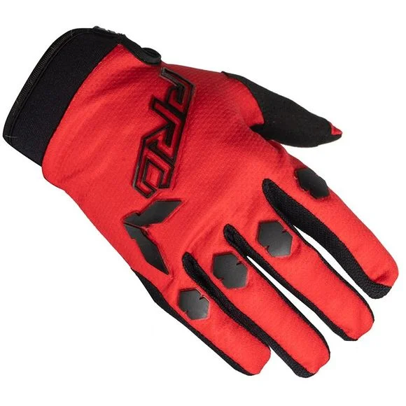 Gants cross Prov HOLESHOT RED 2022 – Noir / Rouge Ref : POV0061