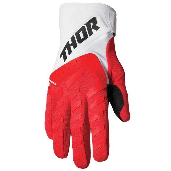 Gants cross Thor SPECTRUM RED WHITE ENFANT – Rouge Ref : TO2776