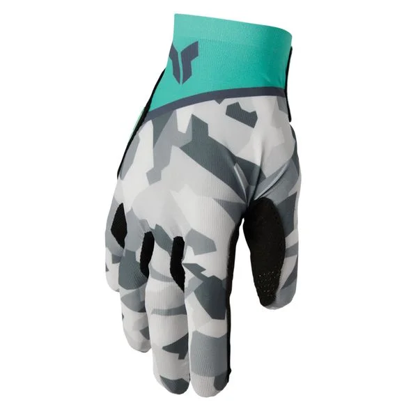 Gants cross Thor SPORT SHADOW – FEMME 2025 – Bleu / Noir Ref : TO3069