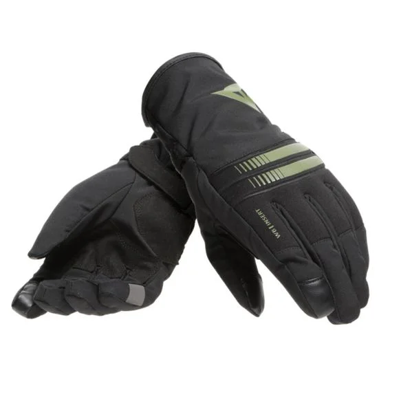 Gants Dainese PLAZA LADY 3 D-DRY – Noir / Vert Ref : DN1951