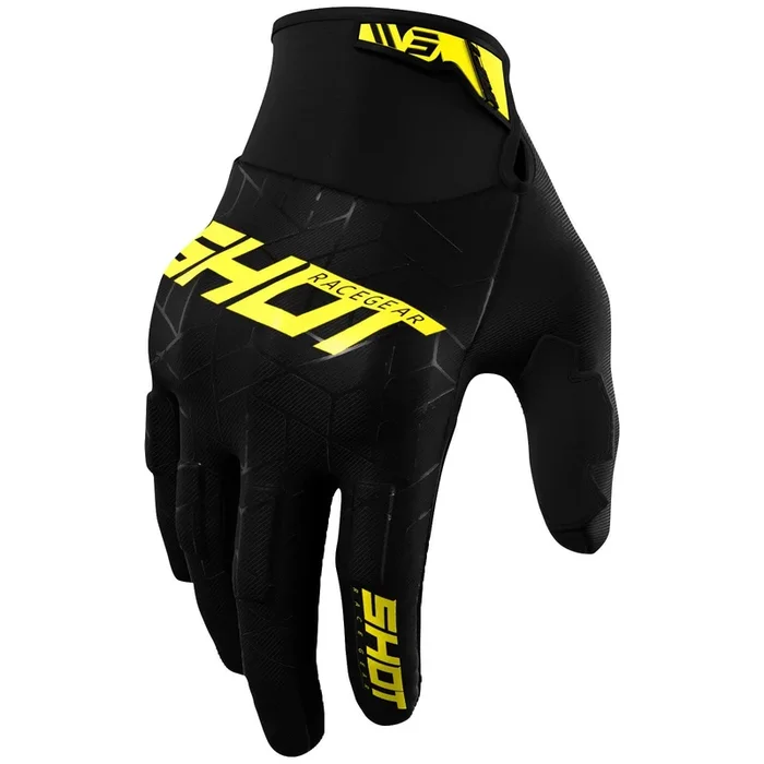 GANTS DRIFT SPIDER NOIR/JAUNE