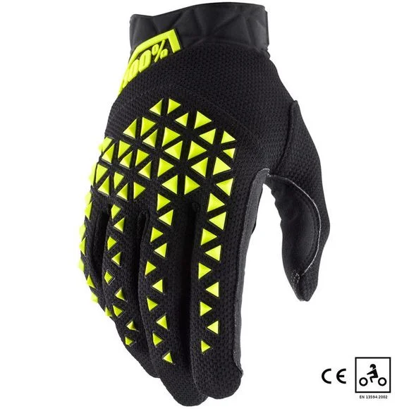 Gants Enduro 100% AIRMATIC CE 2024 – Noir / Jaune Ref : CE1197-C3098